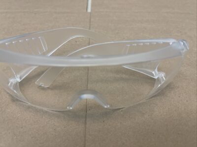 Clear Vented Safety Goggles Glasses for Eye Protection (10 Pairs)