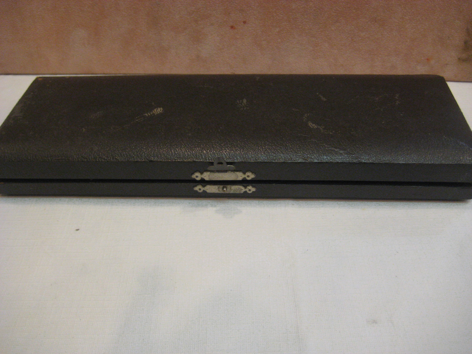 VINTAGE 2 PIECE FLATWARE SET WITH IVOIRE HANDLES IN ORIGINAL BOX