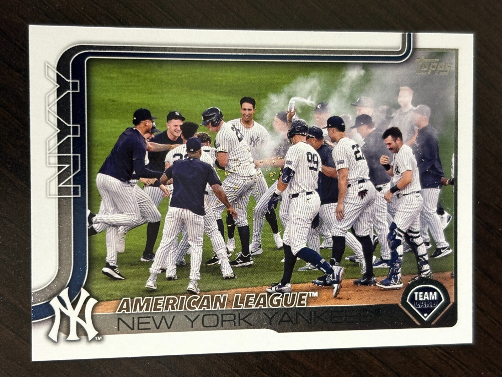 2025 Topps Series One - #123 New York Yankees Team Baseball