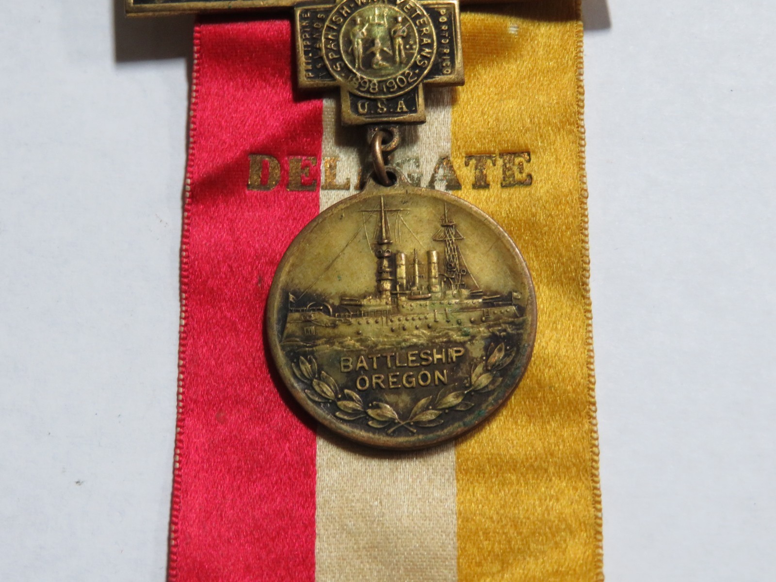 1938 HS Rogers 40th National Encampment Portland OR Delegate Medal