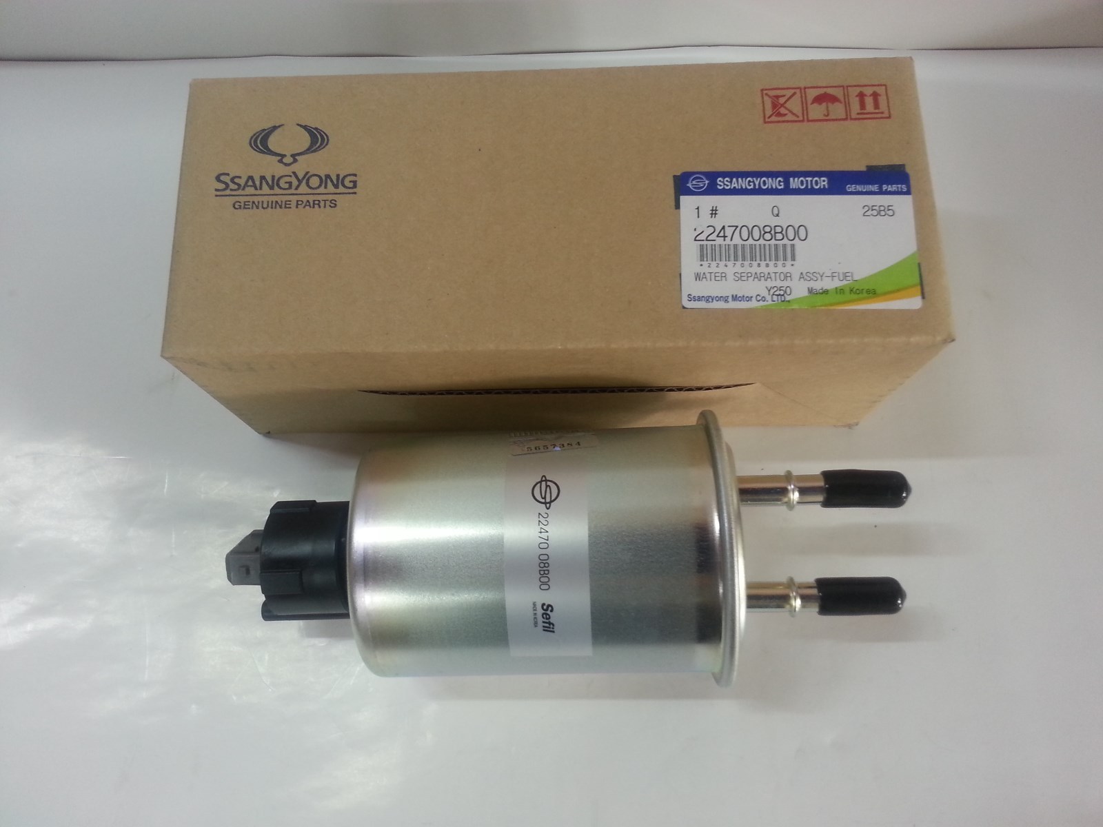 Genuine FUEL WATER SEPARATOR for ACTYON, ACTYON SPORTS,TURISMO 0412