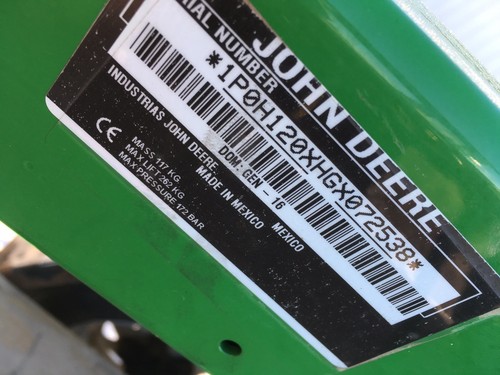 John Deere 1023e,1025r,1026r H120 Loader Attachment