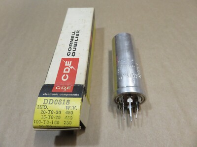 CDE Dornell Dublilier #DD0818 MFD 20-T0-30, WV 450. New old stock