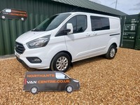 FORD TRANSIT CUSTOM 320 2.0 130ps Low Roof 6 Seat D/Cab Limited Van * PLUS VAT *