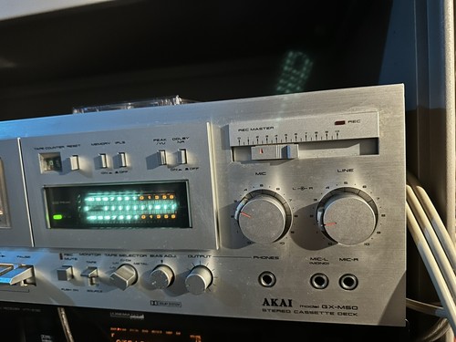 Vintage, AKAI GX-M50 3 Head Stereo Cassette Deck, Working