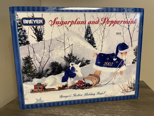 その他 C. BREYER 2002 Sugarplum and Peppermint Holiday Horse 2002 - Sugarplum and Peppermint | BreyerHorseRef