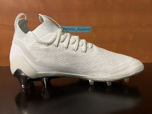 ADIDAS ORIGINALS ADIDAS ADIZERO PRIMEKNIT FOOTBALL CLEATS WHITE CHROME MEN'S SIZE 12 GX5420