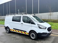 2018/68 FORD TRANSIT CUSTOM 6 SEATER FACTORY CREW CAB VAN-2.0 TDCI 130 PS L2 LWB