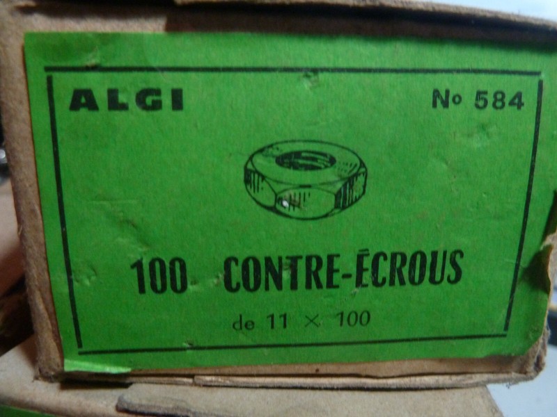 Nos Algi Contre-Ecrou Moyeu M11 X 100 (X2) - Accessoire VÃ©Lo Ancien Stock 11x100