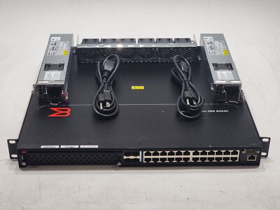 Brocade NI-CES-2024C-L3PREM-AC 24x RJ45 10/100/1000 Mbps Ethernet & 4x SFP Gig E