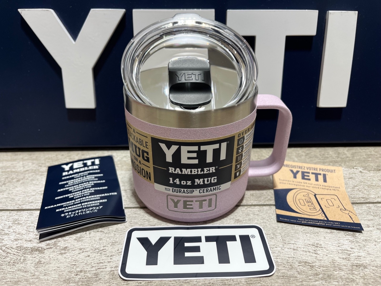 YETI Rambler 14oz Stackable DURASIP CERAMIC Mug Seasonal