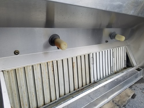 Stainless Steel 9ft Wide Commercial Exhaust Hood