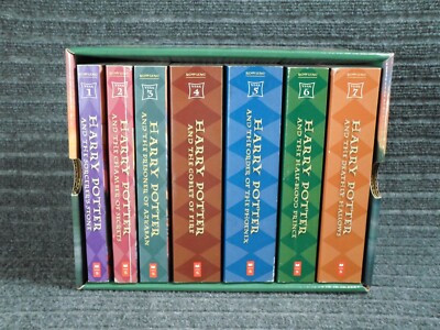 Harry Potter The Complete Series J.K. Rowling Box Set Paperback Books #1-7