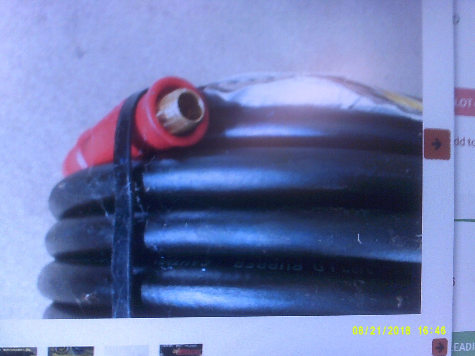 3/8 In. X 50 Ft. Premium Rubber Air Hose New