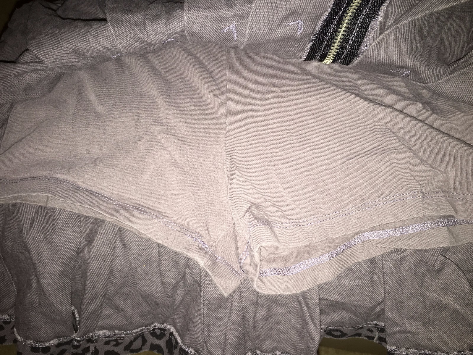 The Children's Place TCP Black & Gray Adjust Skort Short Skirt Sz 10