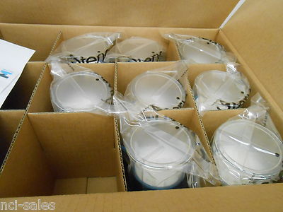 8 GP MILLIPORE EXPRESS PLUS SCGPU02RE 250mL FUNNEL & 250mL RECEIVER BOTTLES