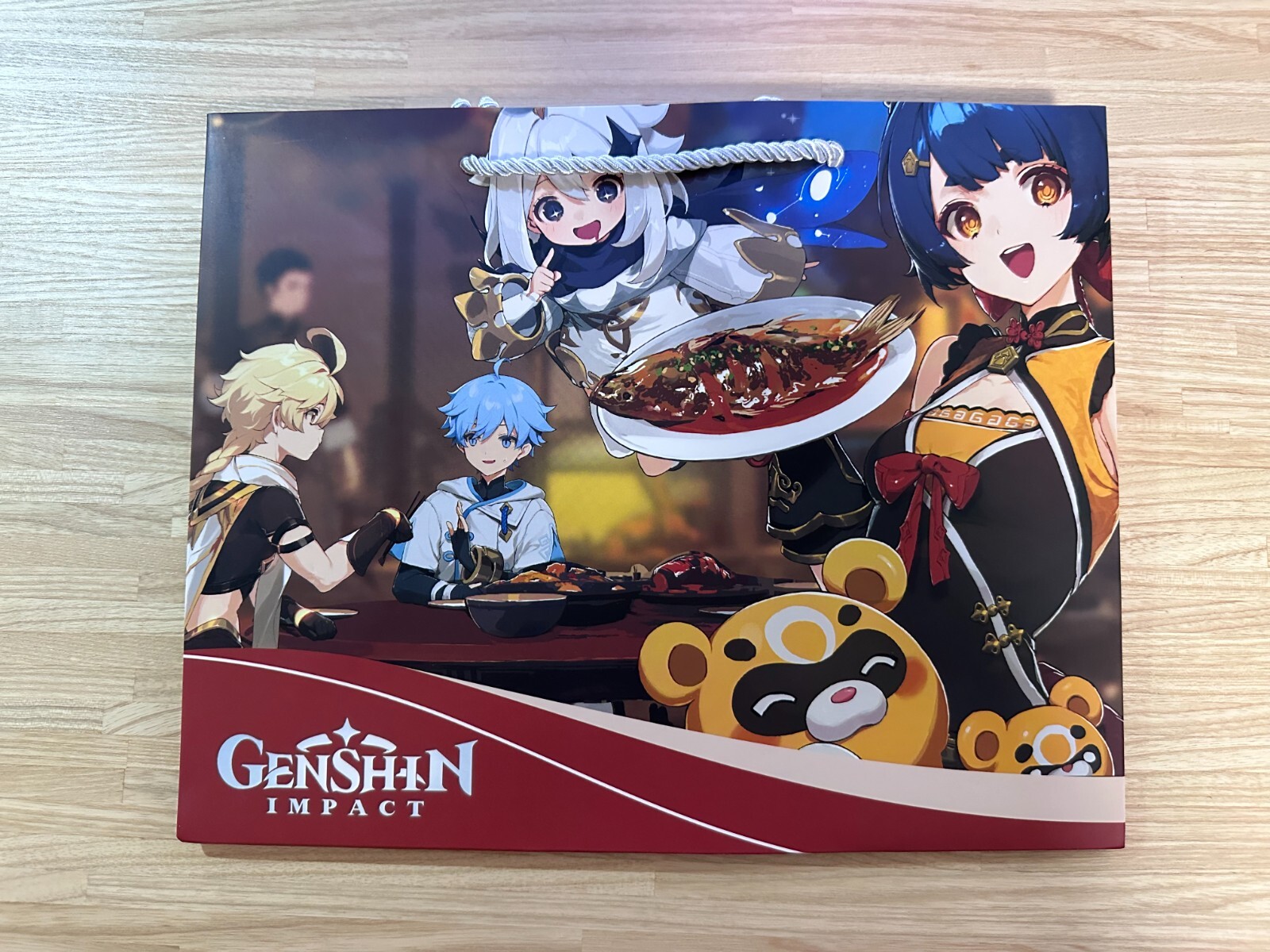 アニメエキスポ ロサンゼルス 原神 バックパック Genshin Impact Backpack with Cards/Passport/Pen Anime Expo