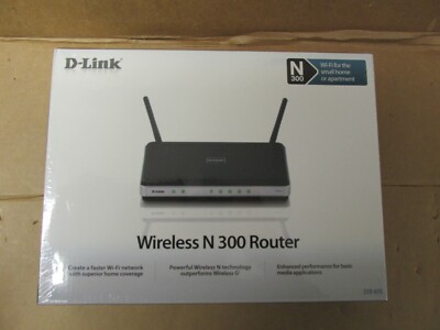 NEW D-link DIR-615 Wireless N300 Router 4 Port 10/100 (NEW)