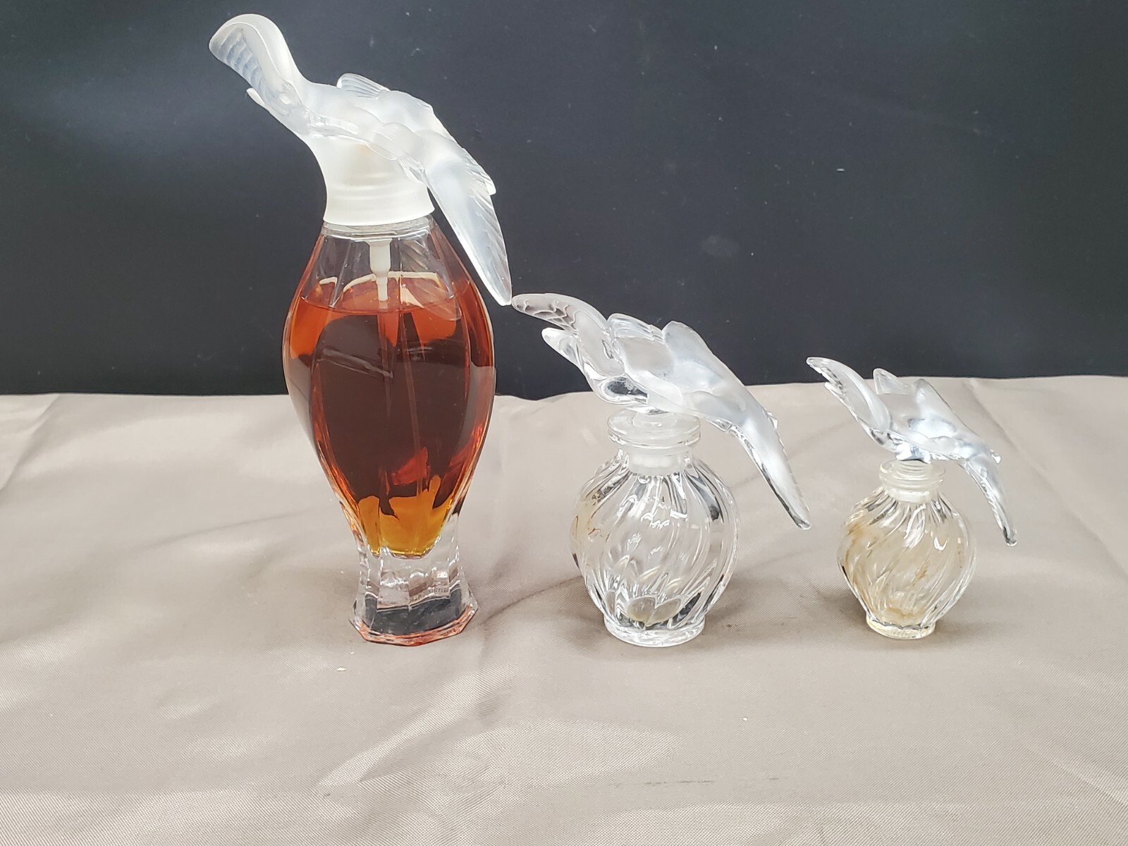 VTG Nina Ricci L'Air Du Temps +/- 3oz Perfume + 2 Double