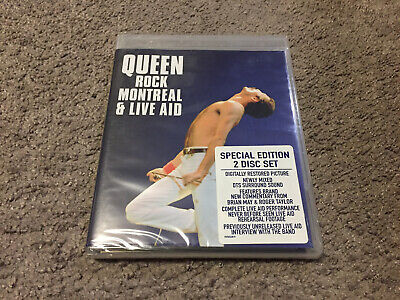 Queen: Rock Montreal & Live Aid 2007 Eagle Vision 2 Disc Set Sealed DVD
