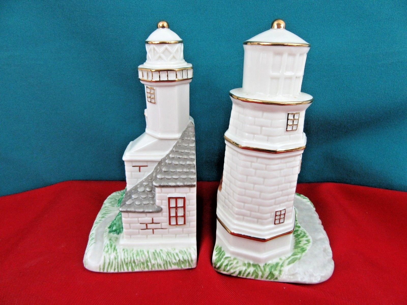 Mikasa Fine Porcelain Seaside Magic Lighthouse Set of Bookends FK016/685