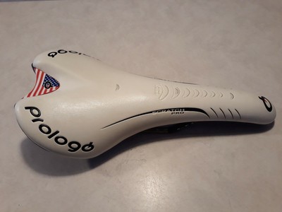 Prologo Scratch 2 Road Bicycle Saddle Tirox Rails 280x143mm White w Blue New