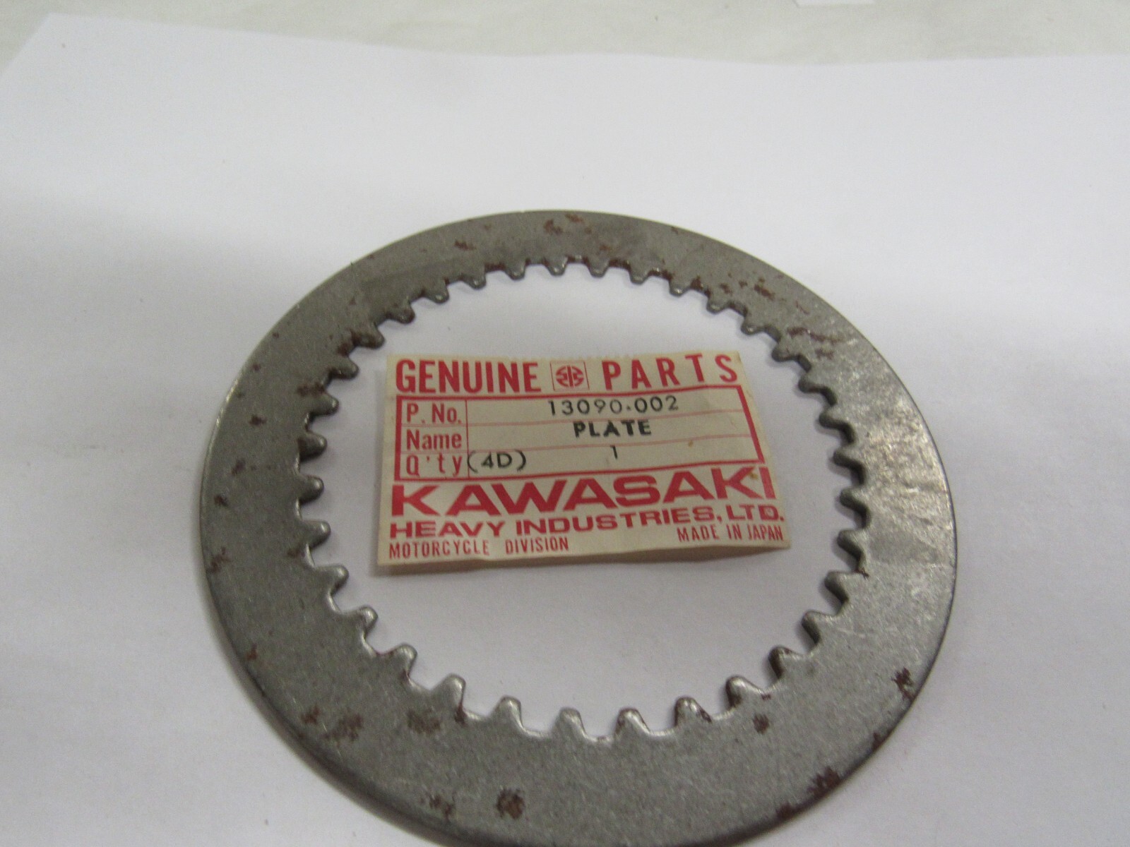 CURSORーMODELL 971 Kawasaki NOS NEW 13090-002 Outer Clutch Plate S2 F3 F4 F6 F7