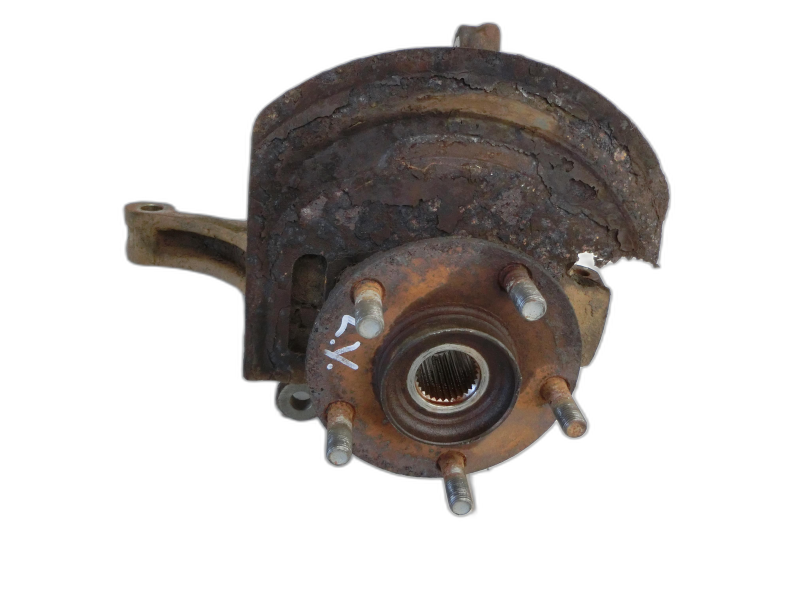 Mangueta Cubo de la rueda con ABS izquierda delante para Renault Koleos I HY 4x4 07-11 - Bild 1