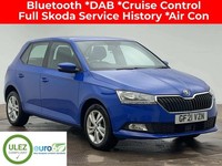 2021 Skoda Fabia 1.0MPI SE 5 DOOR PETROL HATCHBACK IN BLUE EURO 6 HATCHBACK Petr