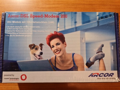 arcor dsl speed modem 200 OV