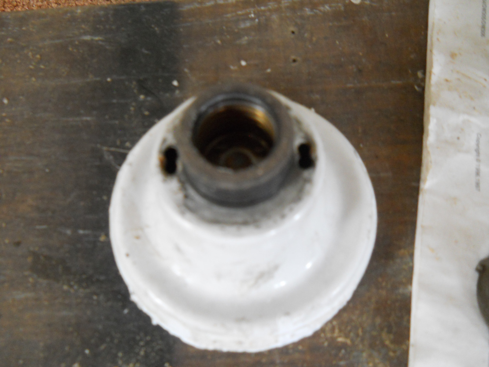 A Nice Porcelain Ceiling Light Fixture From 1917 Architectural Salvage