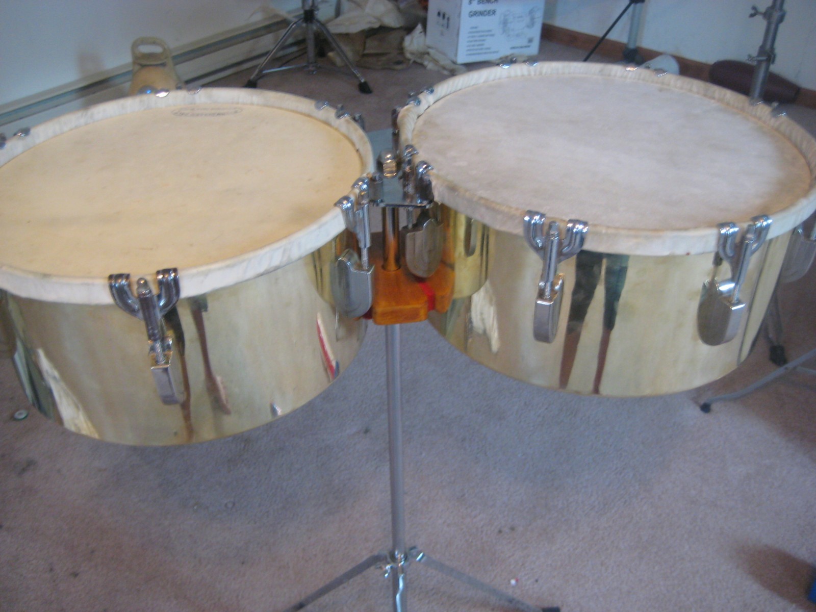 Leedy timbales from the Gretsch era