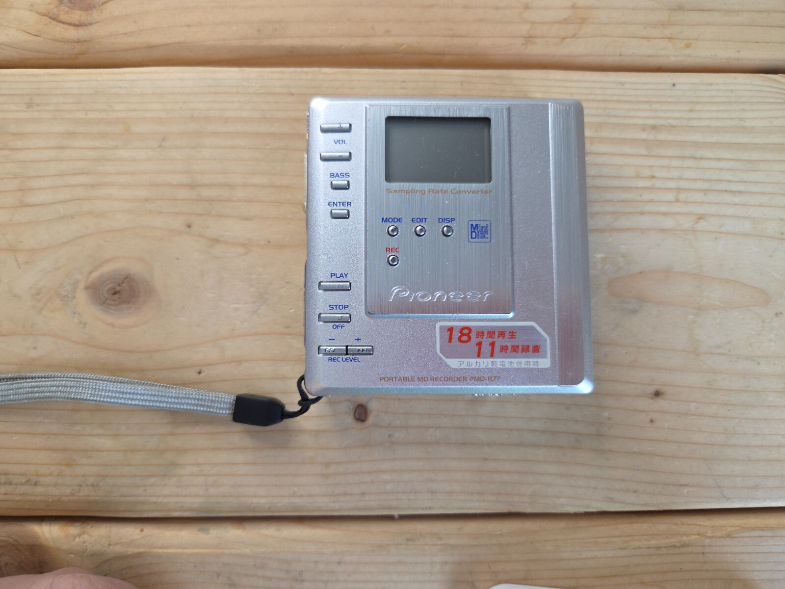 B0595 パイオニア PMD-R77-S ポータブルMDレコーダー Pioneer☆MD