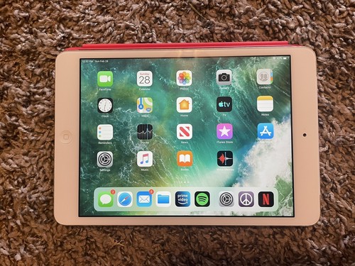 Apple - iPad mini 2 Wi-Fi + Cellular：A1490 Apple iPad mini 1st Gen. 16GB, Wi-Fi, 7.9in - Space Gray