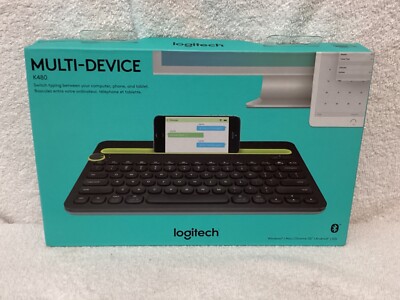 Logitech K480 920-006343 Wireless Keyboard, NISB