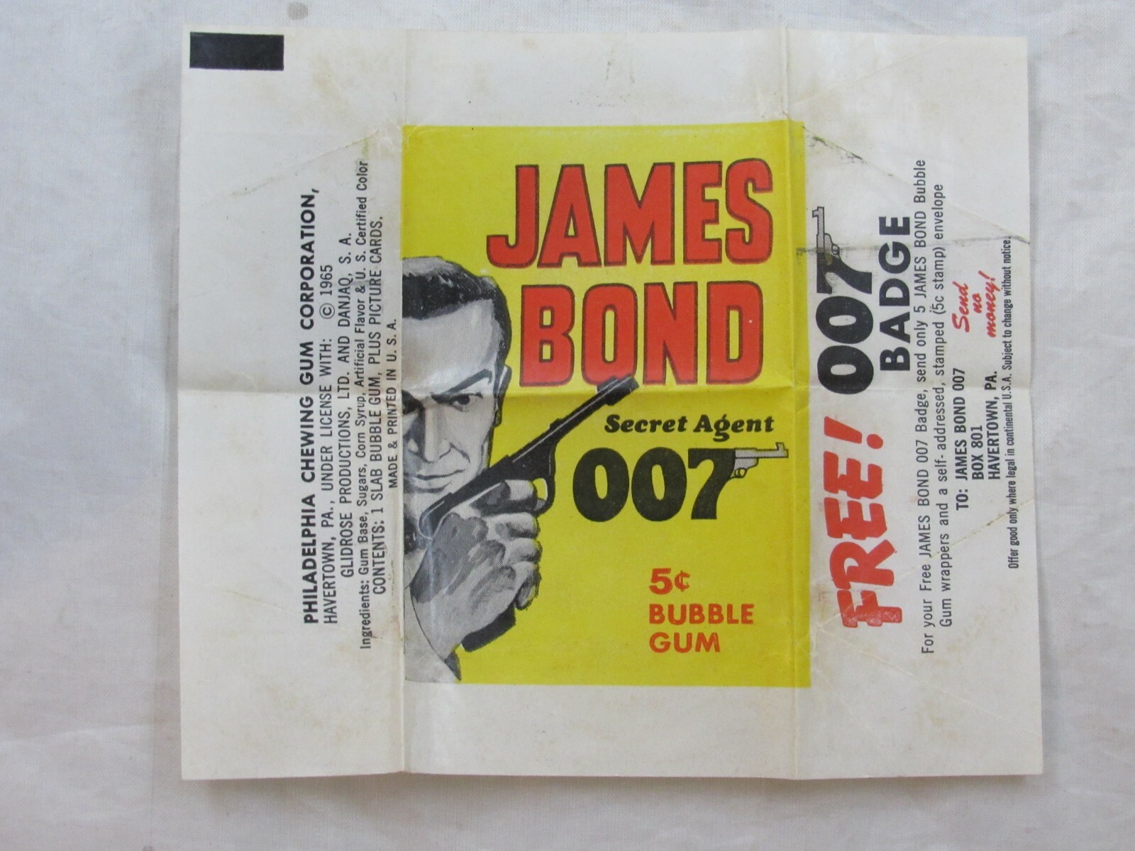 Trading Cards PHILADELPHIA JAMES BOND WAX PACK