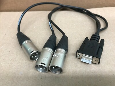 DB9F TO 3  XLR Patch Cable for TT1260/80/85/90
