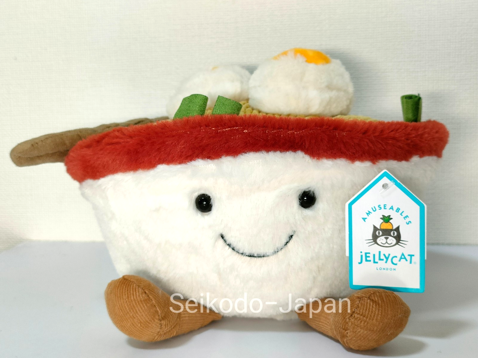 JellyCat Plush Amuseable Ramen W15cm(5.9in) NWT, w/Gift Wrap