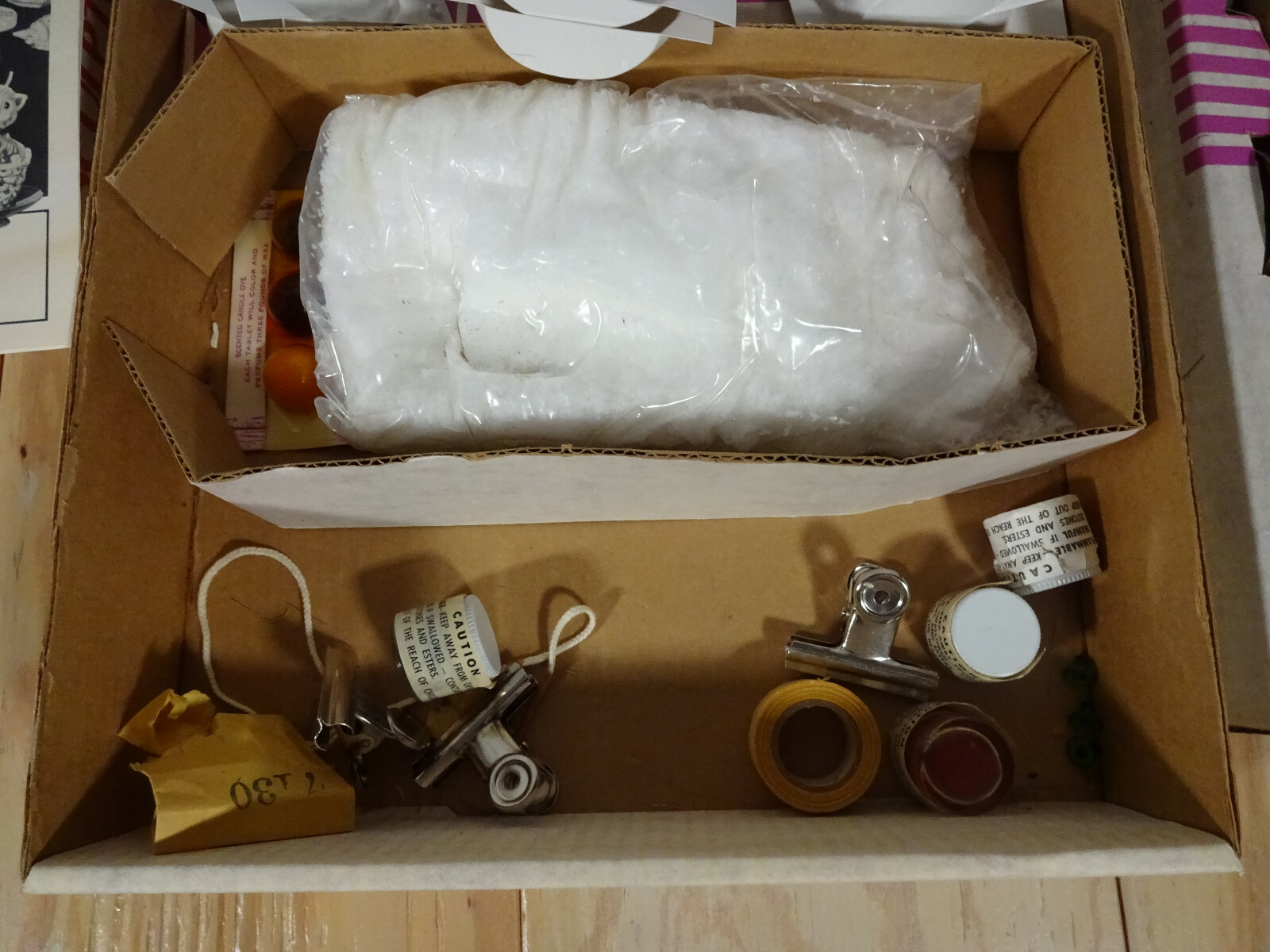 Vintage 1970s Rapco Candle Casting Sculpture Making Kit Novelty Candles Crafts