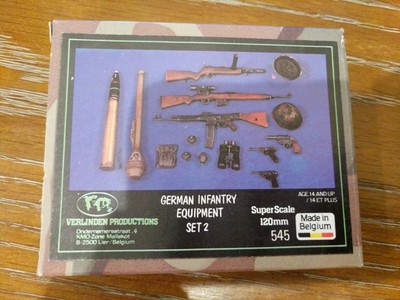 Verlinden Productions 120mm German Infantry Equipment Set 2 No.545