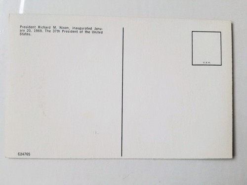 Presidential Inaugurated Post Card