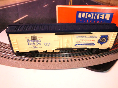 Lionel Train Seagram's Extra Dry Gin Car Louisville KY 6-9842 O 27 Refer '85  U1