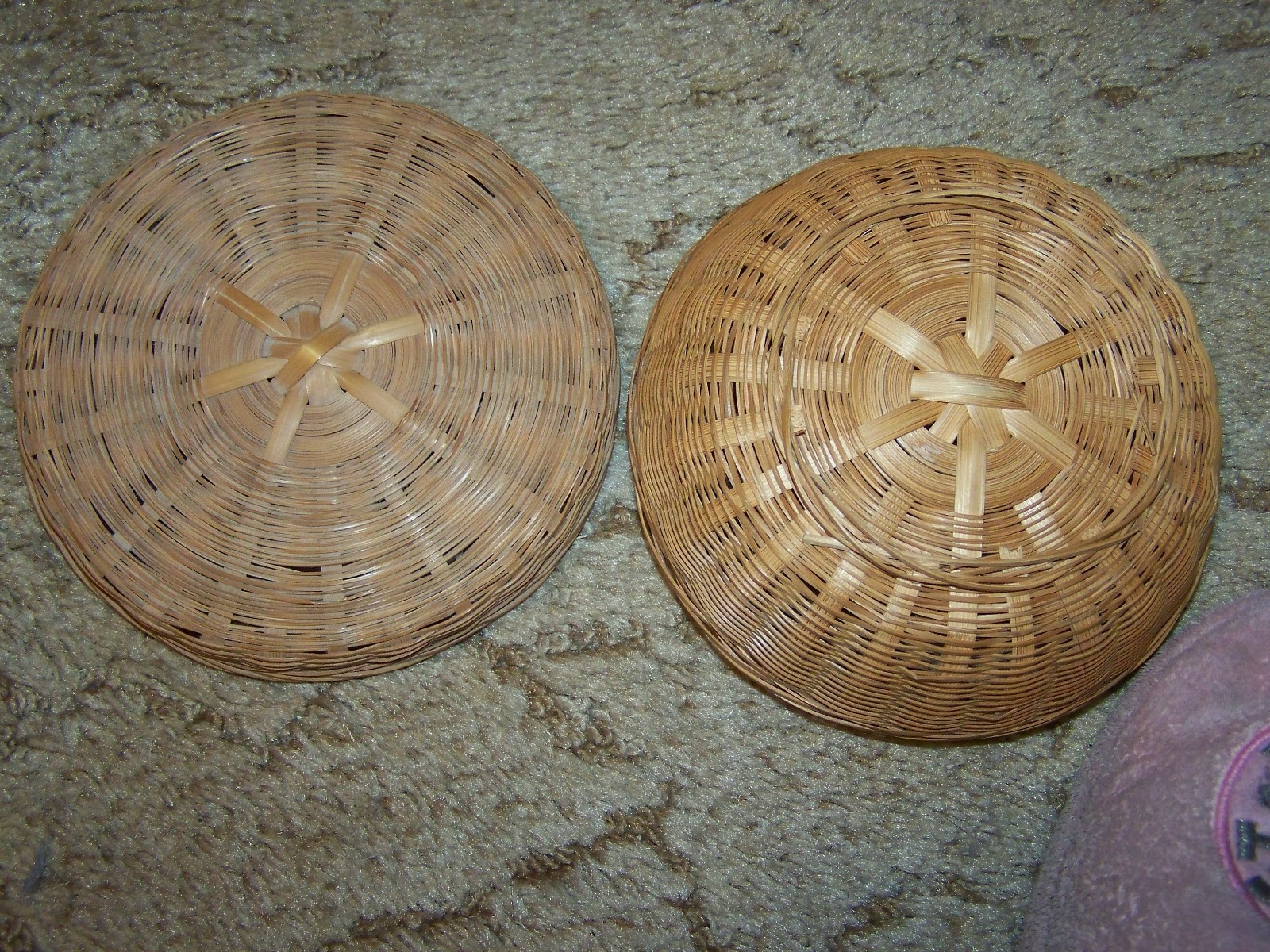 large wicker trinket basket approx 6 inch x 3 inch possible nantucket