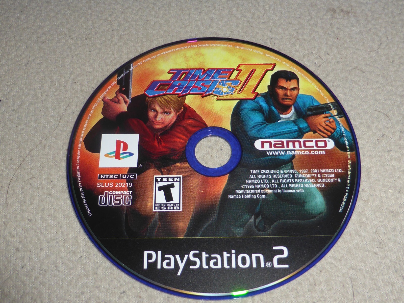 PLAYSTATION 2 TIME CRISIS II NAMCO GAME DISC ONLY PS2 | eBay
