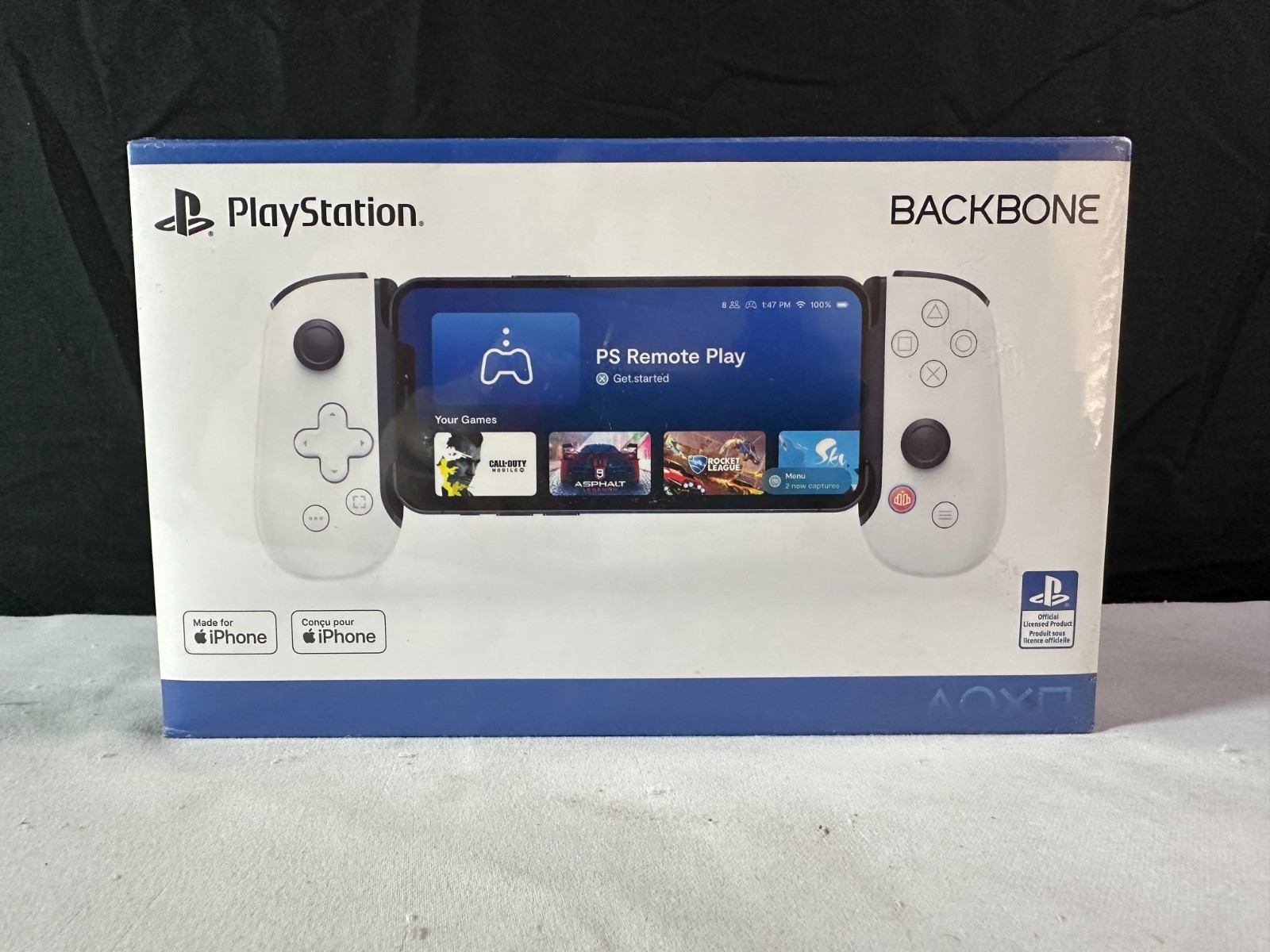 その他 PlayStation BACKBONE BB-02-W-S Backbone One BB-02-W-S PlayStation Edition for iPhone Gaming