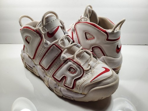 ★大人気★NIKE AIR MORE UPTEMPO WHITE VARSITY RED Size 11 - Nike Air More Uptempo White Varsity Red 2018 for