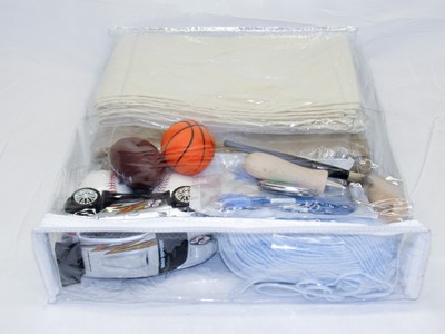 Heavy Duty Vinyl Zippered Closet Storage Bags (Clear) 15" x 18" x 4" 10-Pack