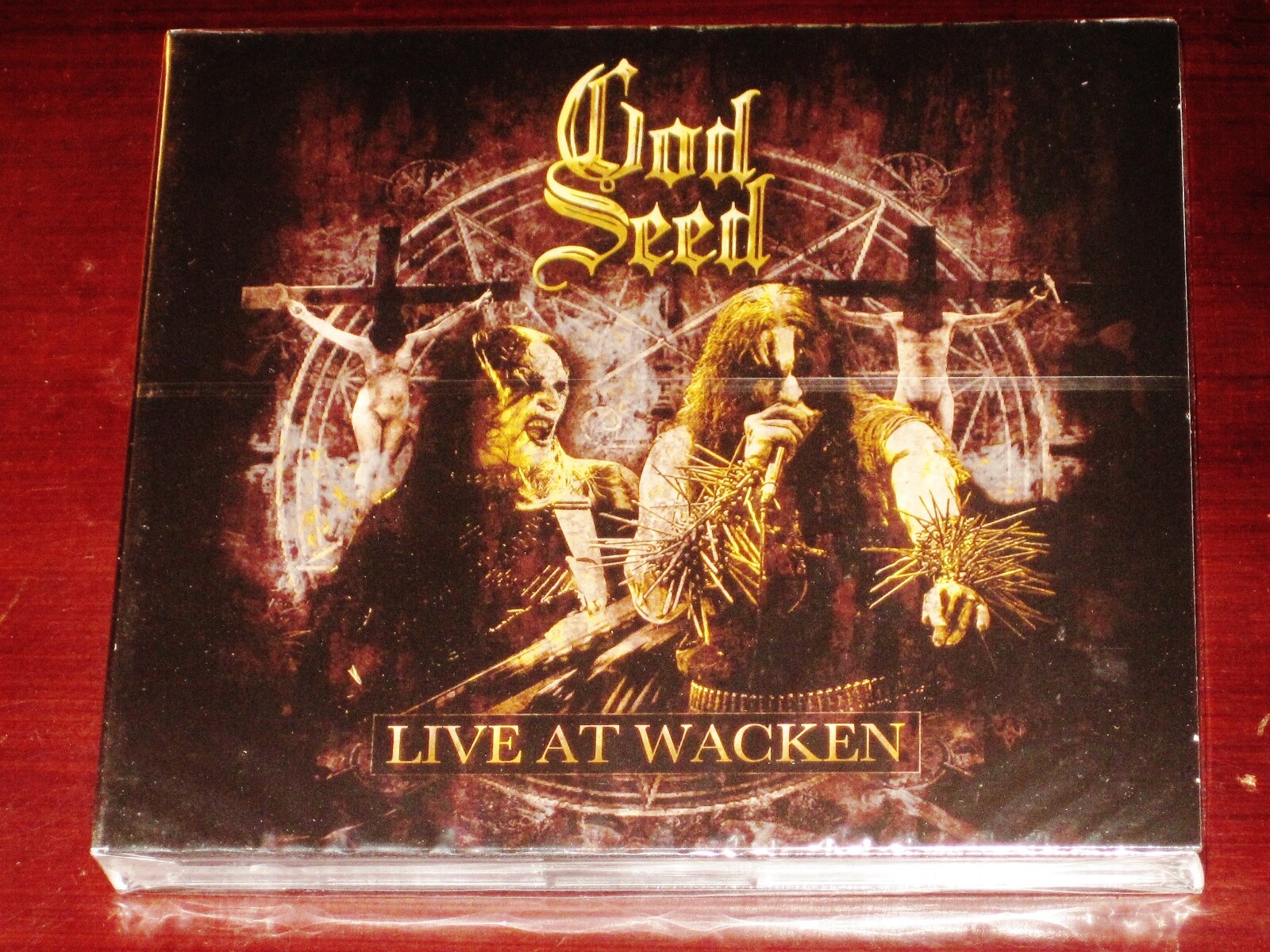 西LP God Seed Live At Wacken BLACK134LP Black Sleeves /00400 GOD SEED - Live At Wacken (Transparent Yellow Vinyl