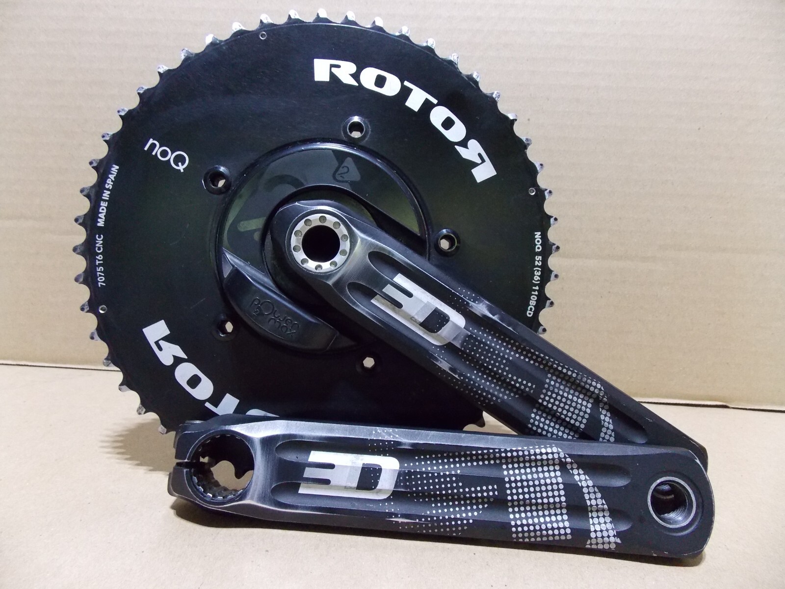 Rotor 3D Power Max 2 170 Compact Power Meter Crankset Cranks Rotor 3D Power Max 2 170 Compact Power Meter Crankset Cranks