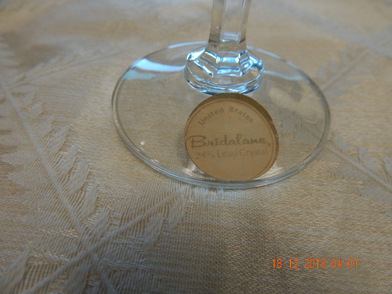 Vintage Bride and Groom lettered wedding toast champagne glasses